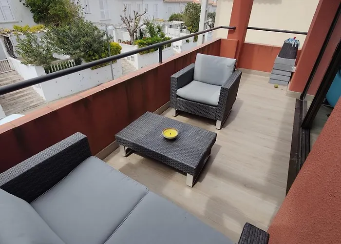 アパート Piso Reformado A Pie De Playa Sa Riera ベグール